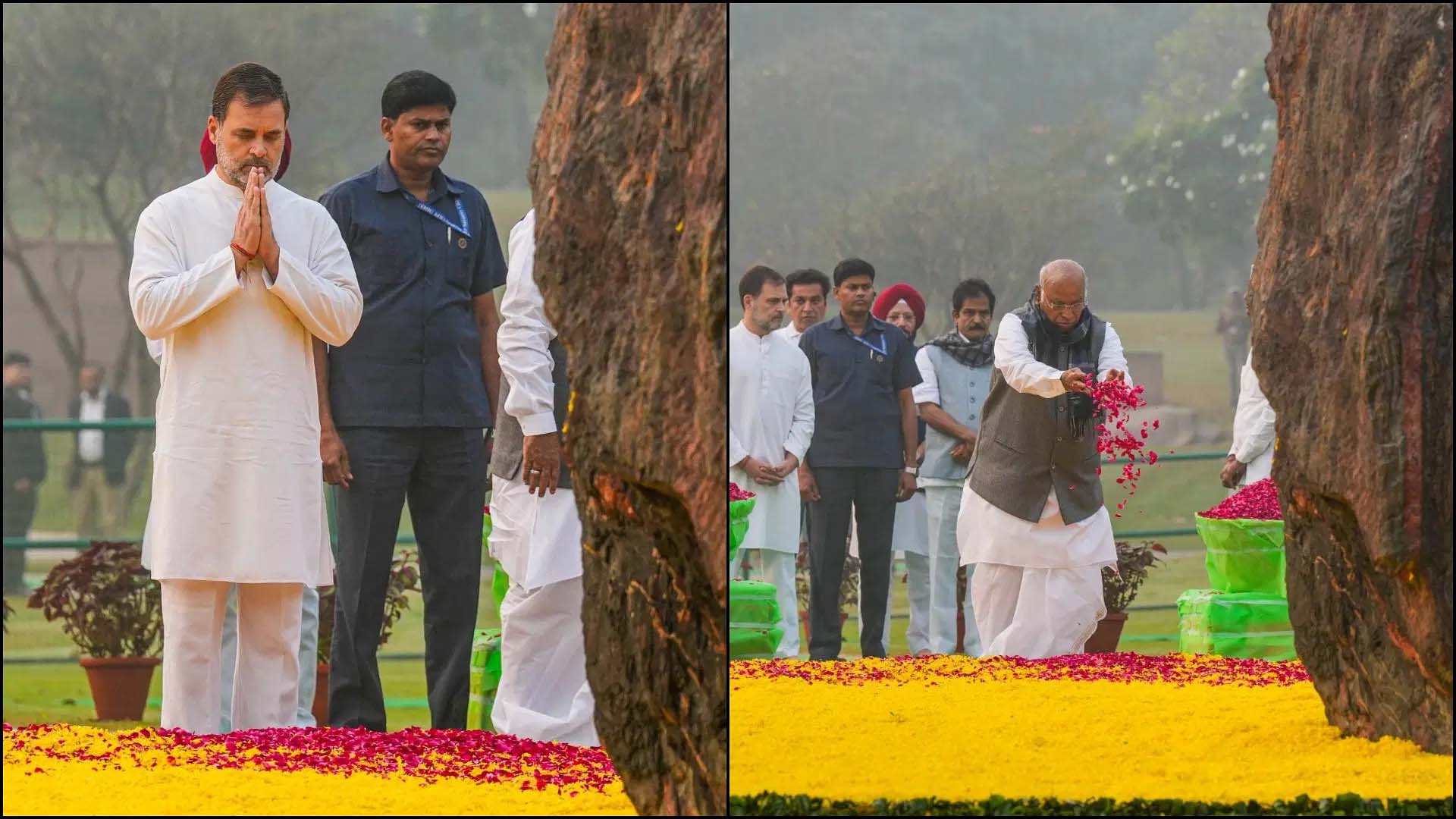 इंदिरा गांधी की जयंती पर कांग्रेस के वरिष्ठ नेताओं ने दी श्रद्धांजलि